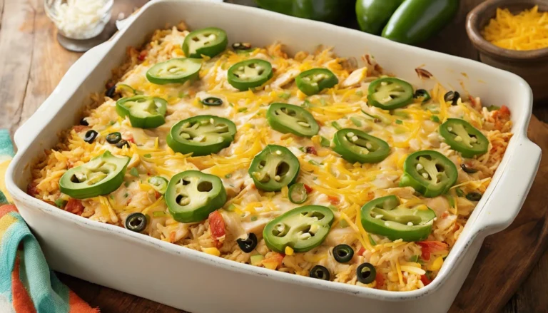 Mexican Chicken and Rice Casserole