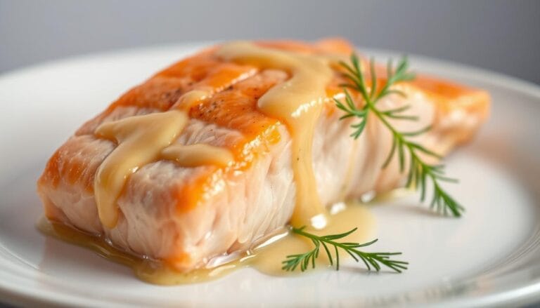 steamed salmon