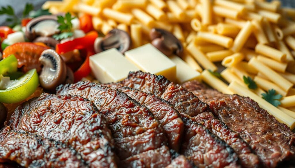 steak and cheese pasta ingredients steak and cheese pasta ingredients